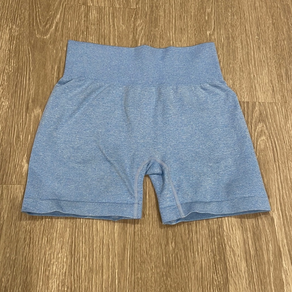 Gym shorts blue. Soft, thin and breathable.
